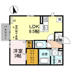 D-room粟島の物件間取画像